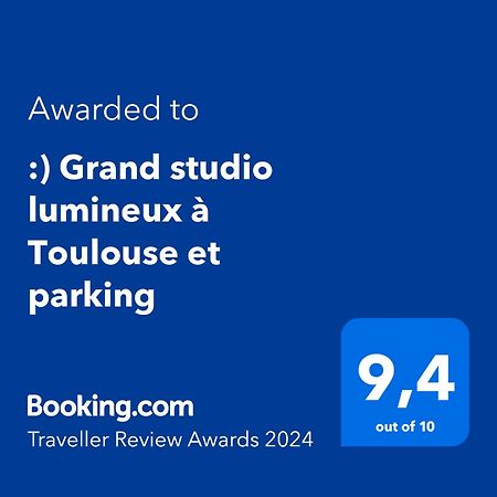 :) Grand Studio Lumineux A Toulouse Et Parking Exterior foto